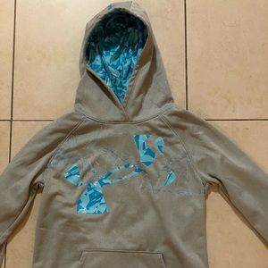 Under Armor Grey and Aqua Jacket